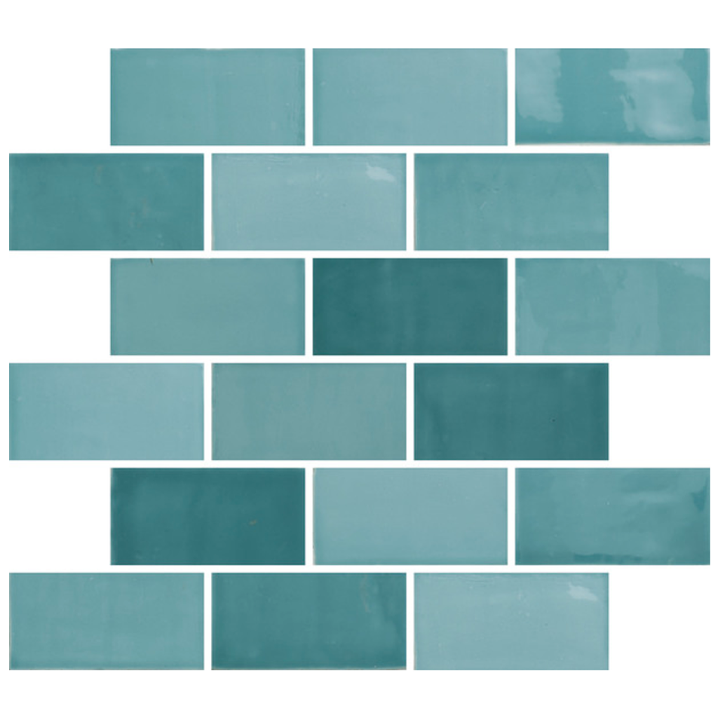 AZULEJOS NEW ZELLIGE 6,3x13 Jade (0,20m²/25st/doos)