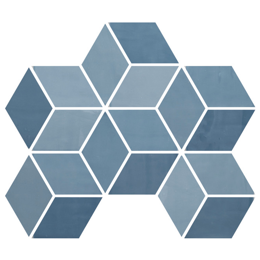 AZULEJOS NEW ZELLIGE 9x15 Diamond Sky (0,17m²/25st/doos)