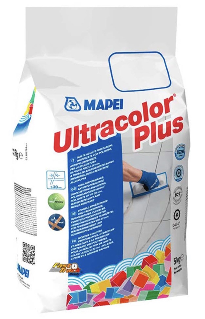 MAPEI Ultracolor Plus 125 Castle Grey zak 5kg [UITLOPEND ARTIKEL]