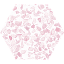 CX 23,2x26,7 Heritage Hexagon Riazza Pink (0,75m²/16st/doos)