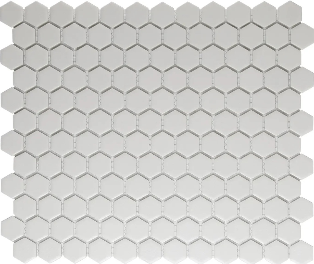 TMF LONDON (LOH2010S) Hexagon Super Wit 23x26mm (0,78m²/10vel/doos)