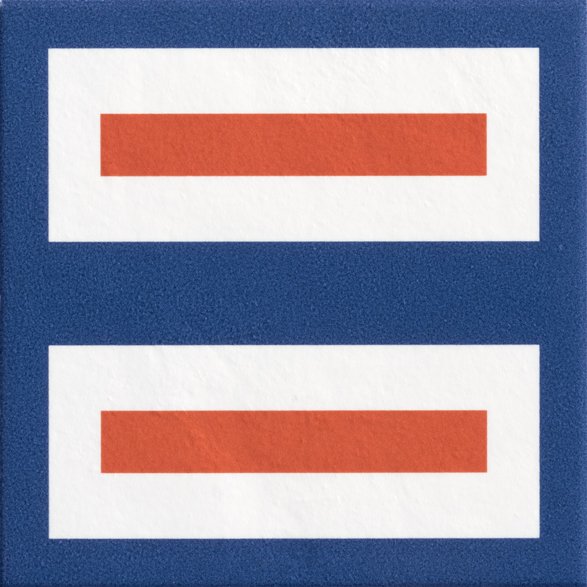 MUTINA MATTONELLE MARGHERITA 20,5x20,5 Double Red (0,67m²/16st/doos)