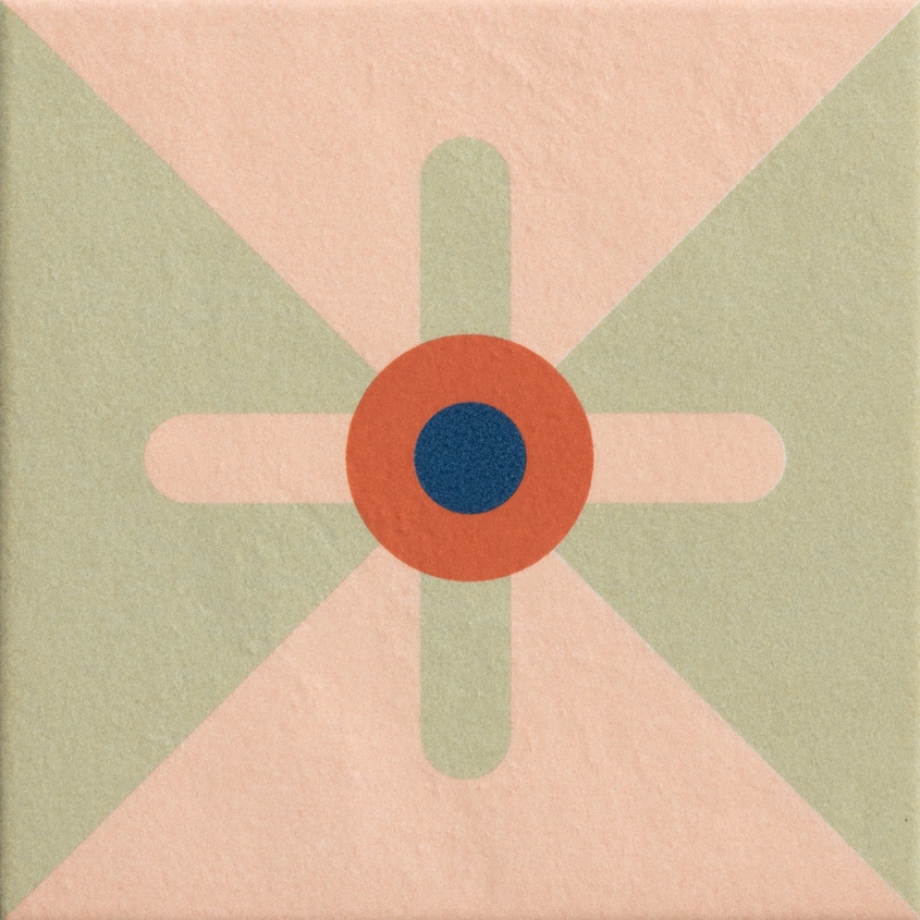 MUTINA MATTONELLE MARGHERITA 20,5x20,5 Spring Pink (0,67m²/16st/doos)