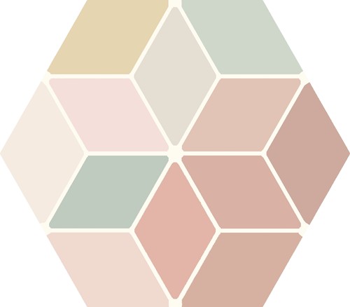 [MIN103M-[T224]] CX 17x15 Quintessenza Minima Multi Color (0,57m²/29st/doos)