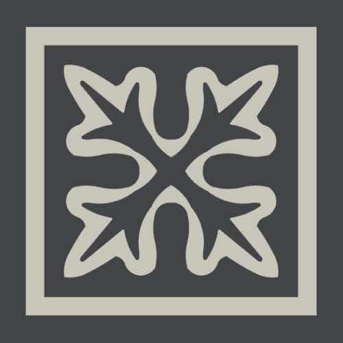 [44810] WINCKELMANS DECORS 5x5 ENC-01 (NOI/PER) (per stuk)