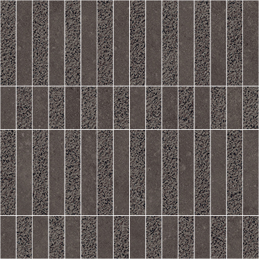 [4101227] 41ZERO42 NOK 30x30 (vel) Mosaic Rug Ebony (1m²/11st/doos)