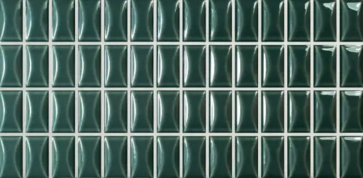 [WC1225-[T225]] CX 12,5x25 Wow 3D Bars Bevel Emerald Gloss (0,406m²/13st/doos)