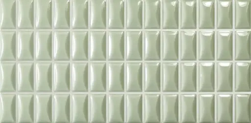 [WC1224-[T225]] CX 12,5x25 Wow 3D Bars Bevel Jade Gloss (0,406m²/13st/doos)