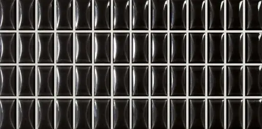 [WC1223-[T225]] CX 12,5x25 Wow 3D Bars Bevel Onix Gloss (0,406m²/13st/doos)