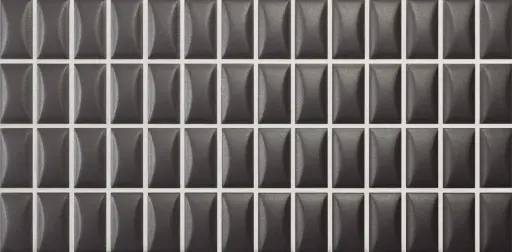 [WC1229-[T225]] CX 12,5x25 Wow 3D Bars Bevel Onix Matt (0,406m²/13st/doos)