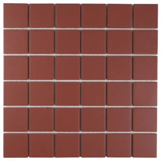 [SM48012] TMF PATTERNS (SM48012) Square Terra Cotta Matt 48x48mm (0,95m²/10vel/doos)