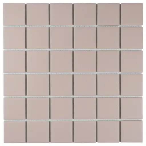 [SM48080] TMF PATTERNS (SM48080) Square Royal Peach Matt 48x48mm (0,95m²/10vel/doos)