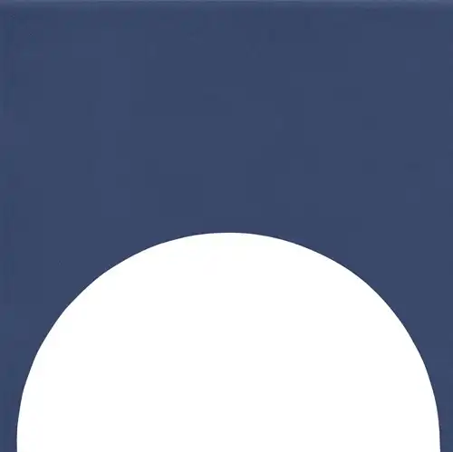 [FGB305M] CX 15x15 Quintessenza Färgblock Decoro Cirkel-Out Oceano Matt (set 12st/ds)