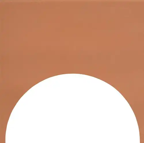 [FGB309M] CX 15x15 Quintessenza Färgblock Decoro Cirkel-Out Arancio Matt (set 12st/ds)