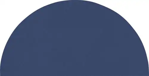 [FGB319M] CX 6,5x13,5 Quintessenza Färgblock Decoro Cirkel-In Oceano Matt (set 12st/ds)