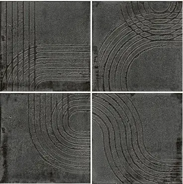 [WE1505-[T140]] CX 12.5x12.5 Wow Enso Wabi Graphite (0,56m²/36st/doos)