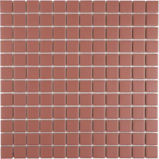 [SM23012] TMF PATTERNS (SM23012) Square Terra Cotta Matt 23x23mm (0,90m²/10vel/doos)