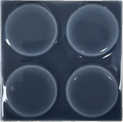 [17106-1010] MOSA CLASSICS KHO LIANG LE COLLECTION 10x10 17106 Dots Grey Blue Gloss (0,44m²/44st/doos)