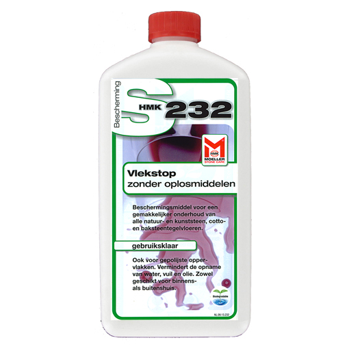 [S232.1] MOELLER HMK S232 Vlekstop op waterbasis flacon 1ltr