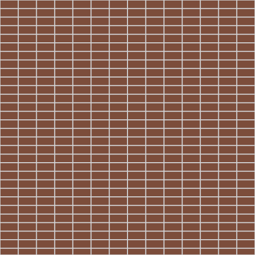 [43024-ROU] WINCKELMANS 2,3x5 (RECHT) Rouge (1m²/10vel/ds)