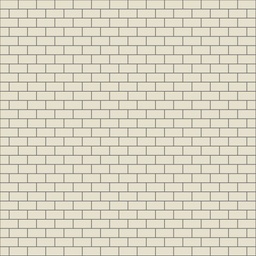 [-BAU] WINCKELMANS 2,3x5 (HALFSTEENS) Blanc (0,93m²/10vel/ds)