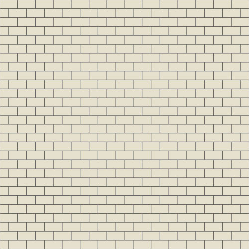 [-BAU] WINCKELMANS 2,3x5 (HALFSTEENS) Blanc (0,93m²/10vel/ds)