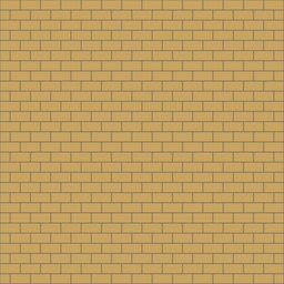 [-JAU] WINCKELMANS 2,3x5 (HALFSTEENS) Jaune (0,93m²/10vel/ds)
