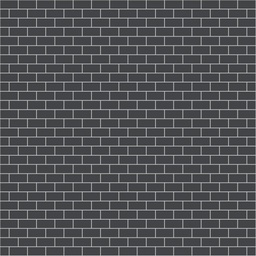 [-NOI] WINCKELMANS 2,3x5 (HALFSTEENS) Noir (0,93m²/10vel/ds)