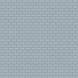 [-BEP] WINCKELMANS 2,3x5 (HALFSTEENS) Bleu Pale (0,93m²/10vel/ds)