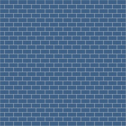 [-BEN] WINCKELMANS 2,3x5 (HALFSTEENS) Bleu Nuit (0,93m²/10vel/ds)