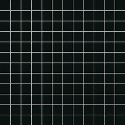 CESI MATT 2,5x2,5 Nero (1m²/11vel/ds)