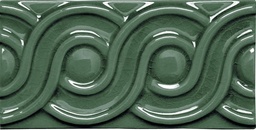 [SM0660] CX 7,5x15 Adex Modernista Relieve Clasico C/C Verde Oscuro (per stuk)