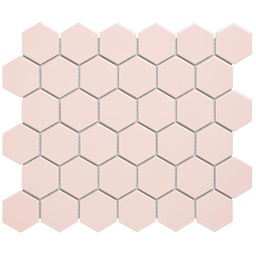 [AFH13072] TMF BARCELONA (AFH13072) Roze Hexagon 51x59x6mm (0,91m²/10vel/doos)