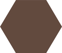 [43560-CHO] WINCKELMANS HEXAGONE 10cm 9mm Brun (0,42m²/46st/doos)