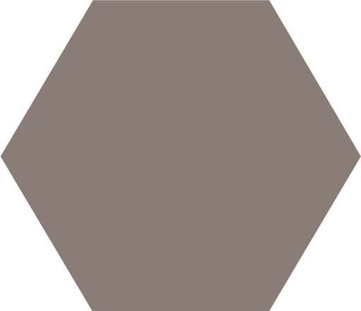 [43563-GRU] WINCKELMANS HEXAGONE 10cm 9mm Gris Uni (0,42m²/46st/doos)