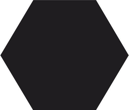 [43568-NOI] WINCKELMANS HEXAGONE 10cm 9mm Noir (0,42m²/46st/doos)