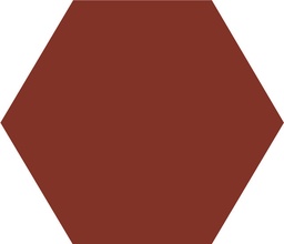 [43573-ROU] WINCKELMANS HEXAGONE 10cm 9mm Rouge (0,42m²/46st/doos)
