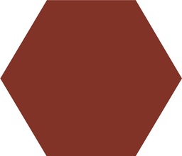 [43573-ROU] WINCKELMANS HEXAGONE 10cm 9mm Rouge (0,42m²/46st/doos)