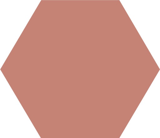 [43575-RSV] WINCKELMANS HEXAGONE 10cm 9mm Vieux Rose (0,42m²/46st/doos)