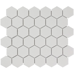 [AFH13051] TMF BARCELONA (AFH13051) Hexagon Extra Wit 51x59mm (0,91m²/10vel/doos)