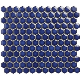 [AFH23700] TMF BARCELONA (AFH23700) Hexagon Cobalt Blauw 23x26x5mm (0,78m²/10vel/doos)