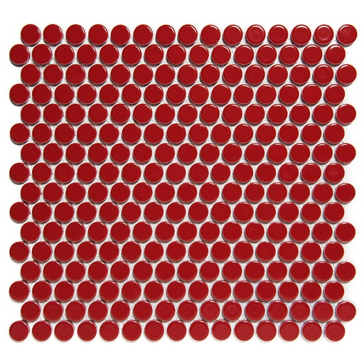 [VKN010] TMF VENICE (VKN010) Pennyround Rond Rood 19x5.5mm (0,93m²/10vel/doos)