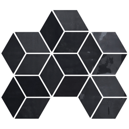[44744] AZULEJOS NEW ZELLIGE 9x15 Diamond Charcoal (0,17m²/25st/doos)