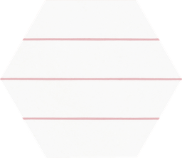 [CV2236] CX 25,1x22 Codicer95 Hex25 Pink Port Savona (1,04m²/25st/doos)