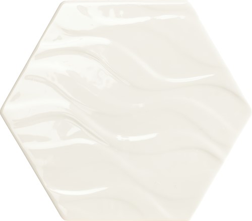 [TE6571-[T225]] CX 15,3x17,5 Tonalite Exabright Decoro Relief Bianco (0,50m²/25st/doos)