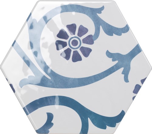 [TE6555] CX 15,3x17,5 Tonalte Exabright Decoro Mix Blu (0,50m²/25st/doos)