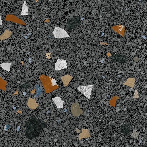 [BS8012-[T095]] CX 80x80 Arcana Stracciatella-R Grafito (1,28m²/2st/doos)