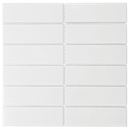 [AF45051] TMF BARCELONA (AF45051) Rechthoek Wit Glanzend 45x145mm (0,86m²/10vel/doos)