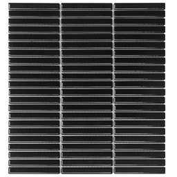 [SEF12915] TMF SEVILLA FINGER (SEF12915) Kit-Kat Mini's Zwart Glanzend 12x92x8mm (0,87m²/10vel/doos)