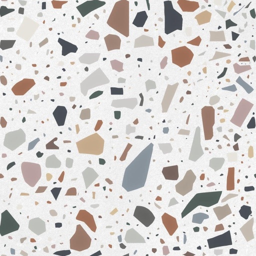 [CNF105M-[T140]] CX 18,6x18,6 Quintessenza Confetti Bianco Multicolor (0,45m²/13st/doos)